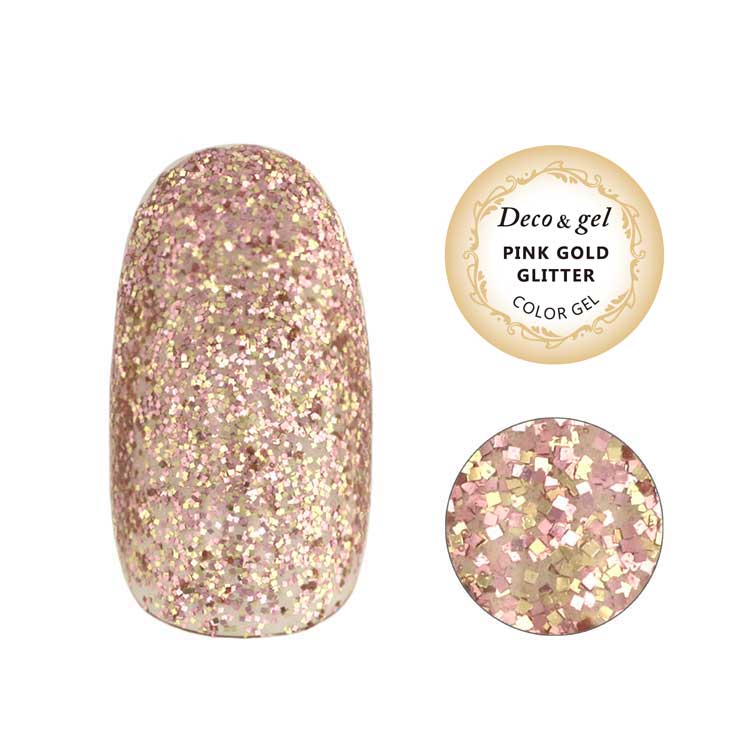 DecogelifRGWFj / J[WF IN614iPink Gold Glitterj