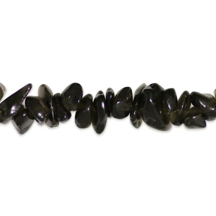 天然石 / サザレ / ブラックオニキス(染色） / 連もの20cm(ブラックオニキス(染色）): 天然石 | Parts Club