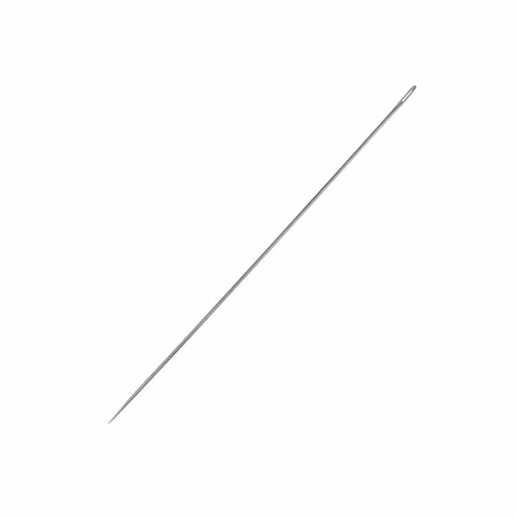 MIYUKI ビーズ針 / 0.4×55mm / 4本入(0.4×55mm ビーズ針): 工具・副 ...