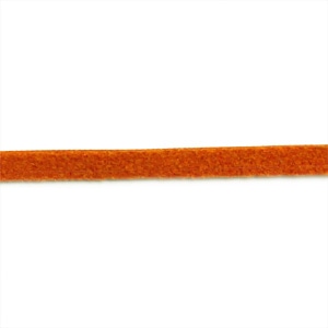 合成ひも（ブラウンオレンジ・フラット幅約3mm） / 約90cm