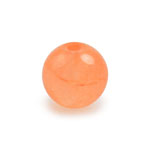天然石 / ラウンド / カルセドニー（着色） ピンクオレンジ(28) / 4mm / 10pcs